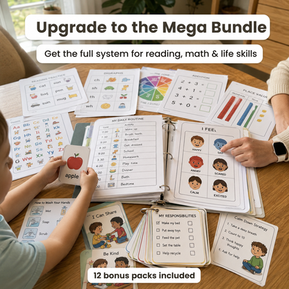 NeuroKids™ Mega Learning Bundle: Math, Reading & Life Skills