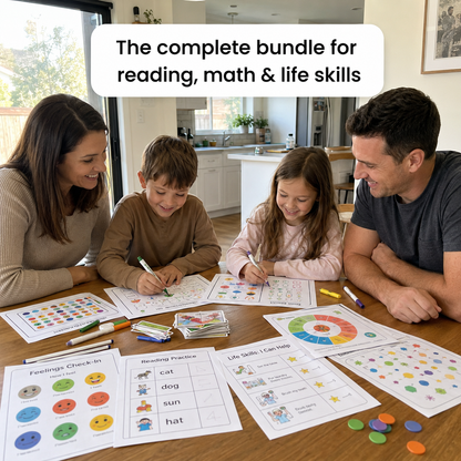 NeuroKids™ Mega Learning Bundle: Math, Reading & Life Skills