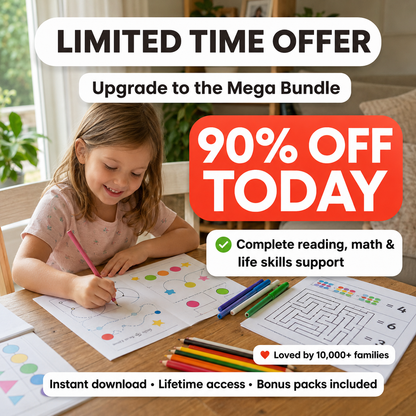 NeuroKids™ Mega Learning Bundle: Math, Reading & Life Skills