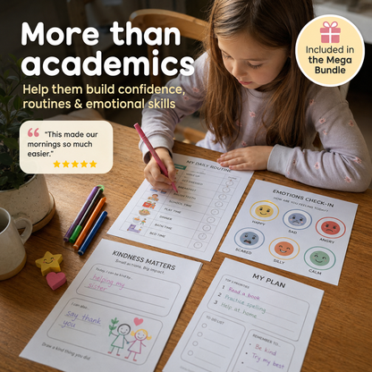 NeuroKids™ Mega Learning Bundle: Math, Reading & Life Skills